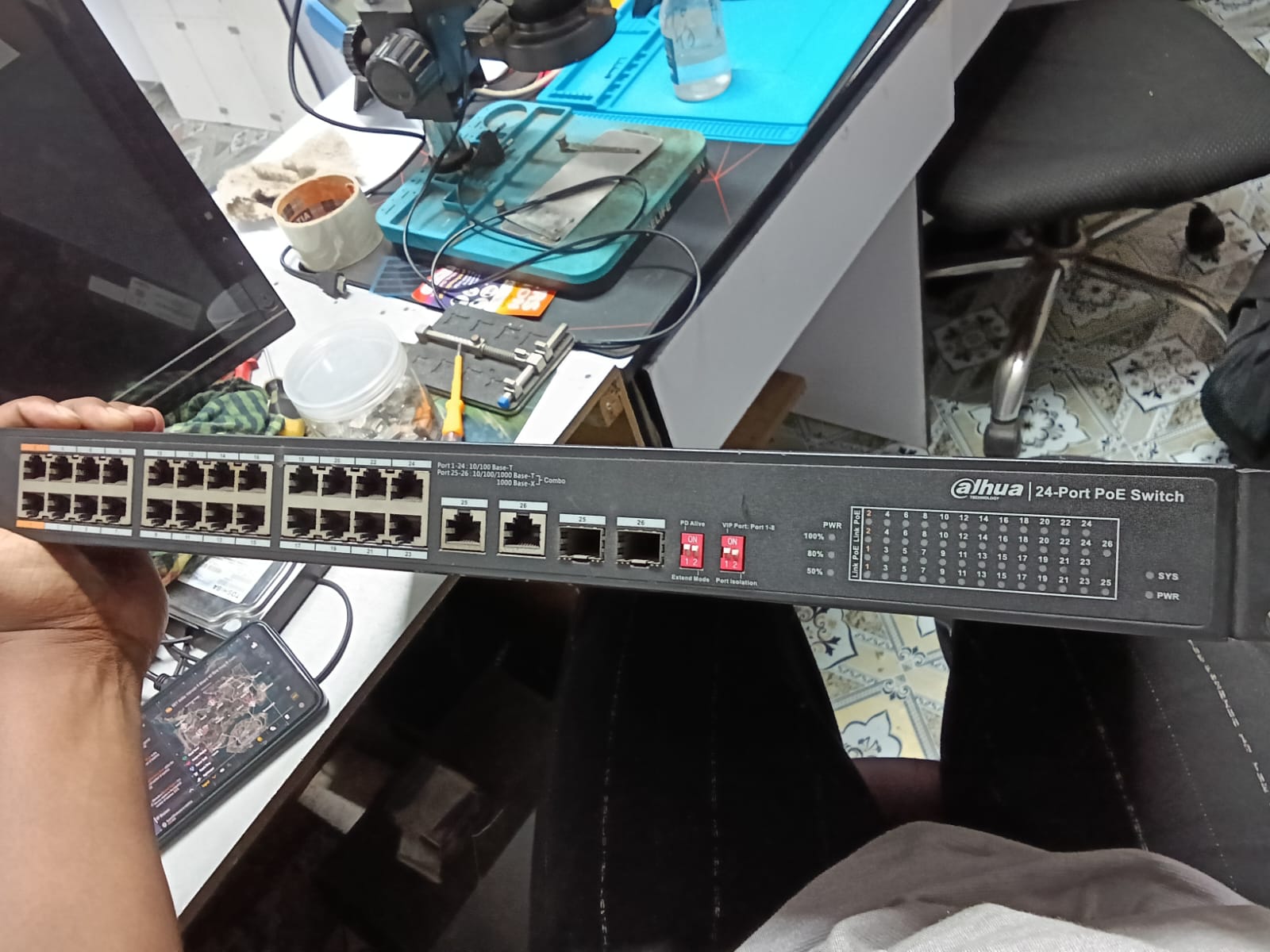 Dahua 26-Port Managed 24 Port POE Switch - DH-PFS4226-24ET-360